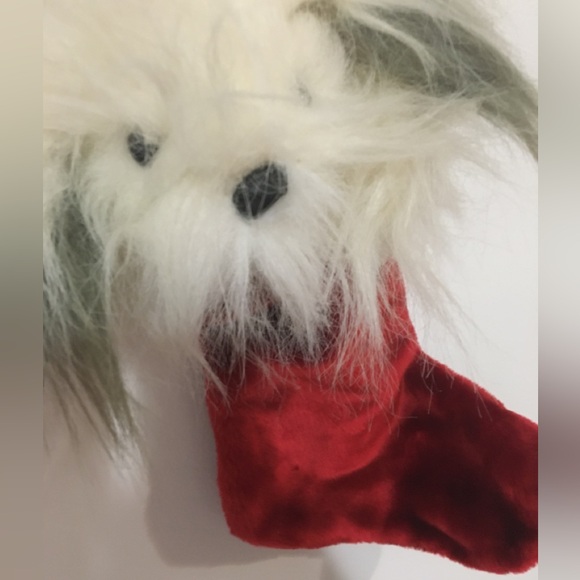 Cutest Christmas Stocking Ever! Fluffy Puppy Dog - Picture 3 of 13